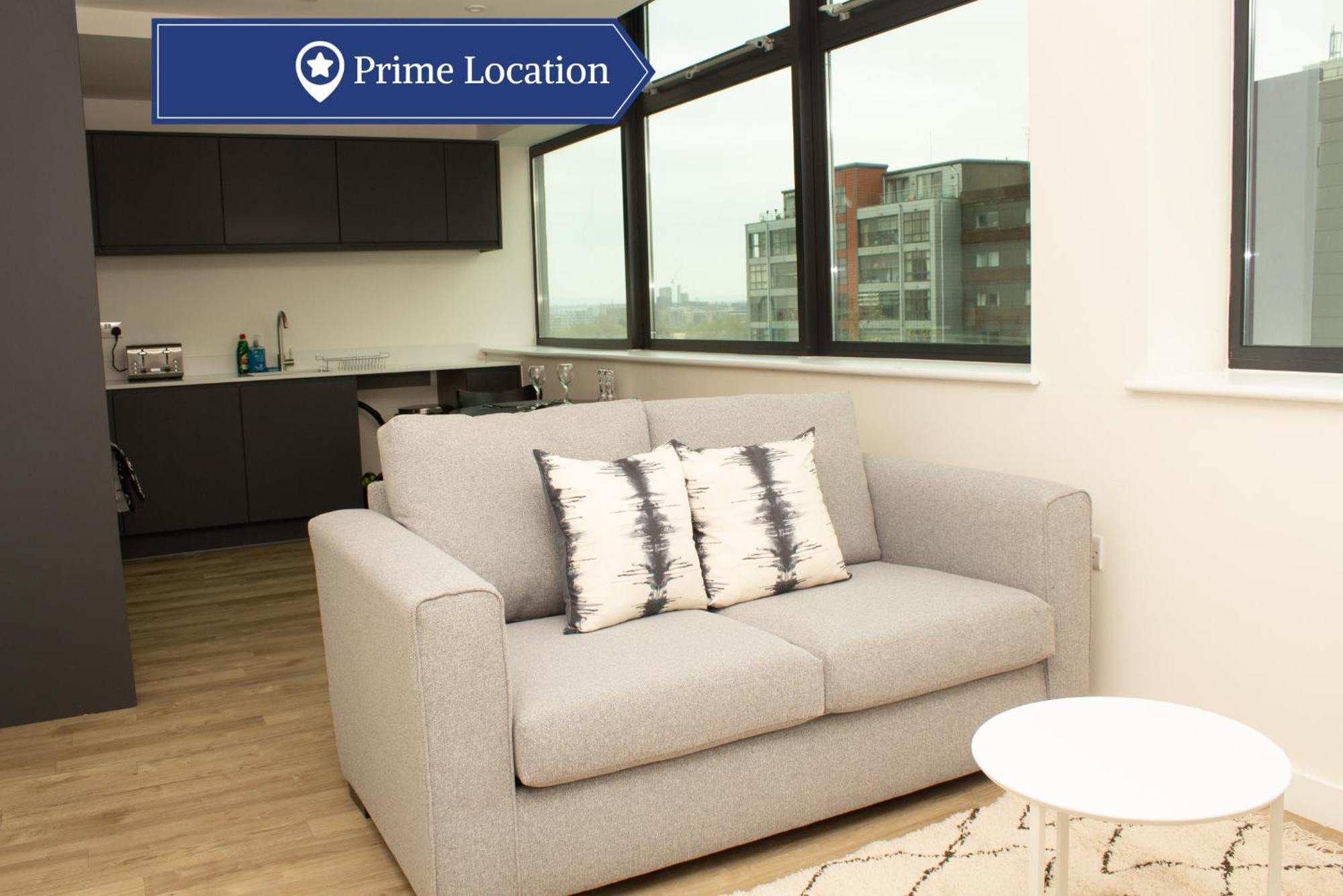 Dashing 1Br Penthouse Near Mcr Stadiums Манчестър Екстериор снимка