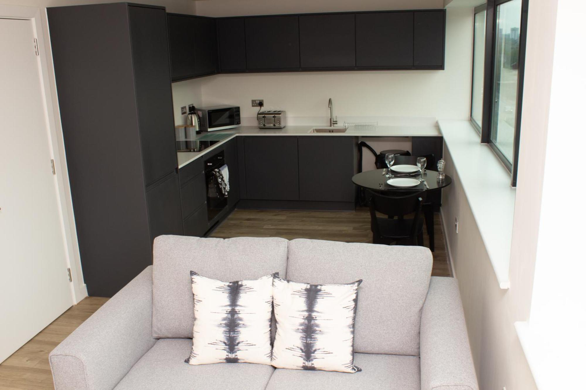 Dashing 1Br Penthouse Near Mcr Stadiums Манчестър Екстериор снимка
